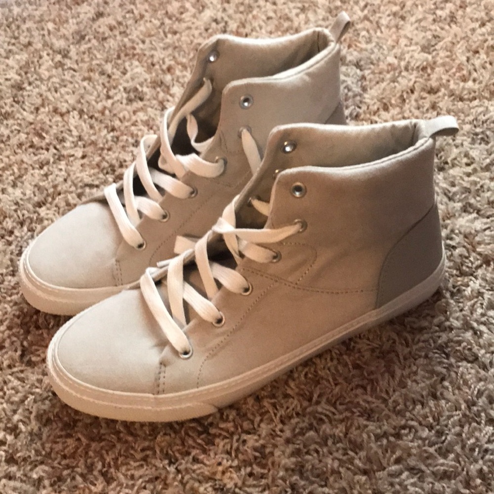Gray Hightop Sneakers